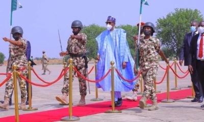 President Buhari visits Maiduguri, to launch projects [PHOTOS]