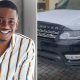 Actor, Timini Egbuson shows off newly acquired Range Rover car