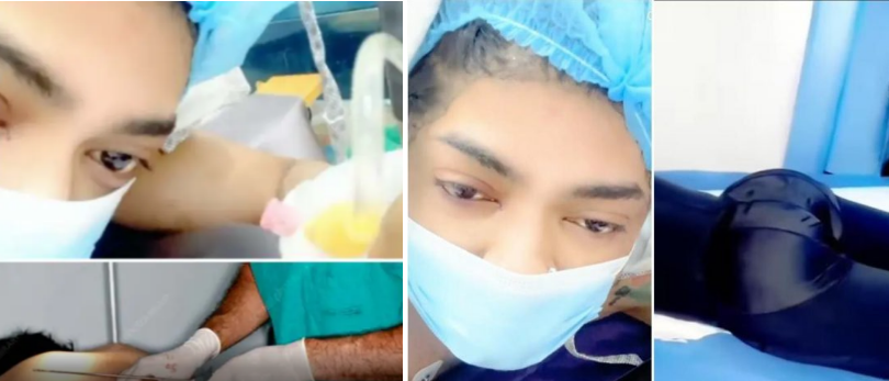 I was rushed to the nearest hospital - Bobrisky reacts as he gets complications from his recent surgery