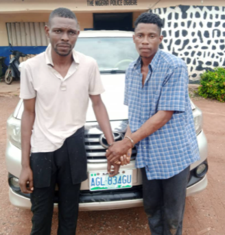 Police arrest two in Ogun while escaping with car they stole in Lagos-TopNaija.ng