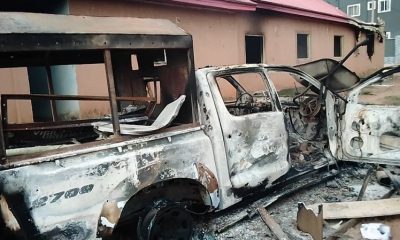 Angry traders set vigilante office ablaze in Umuahia-TopNaija.ng