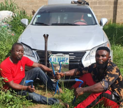 Police arrest two for allegedly robbing a church in Ogun [PHOTO]-TopNaija.ng