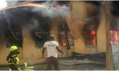Tension as fire razes store of Yola’s main hospital-TopNaija.ng