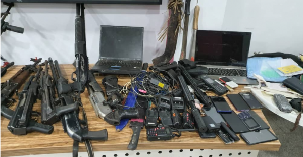 See photos of guns, bulletproof vests, money DSS siezed from Sunday Igboho