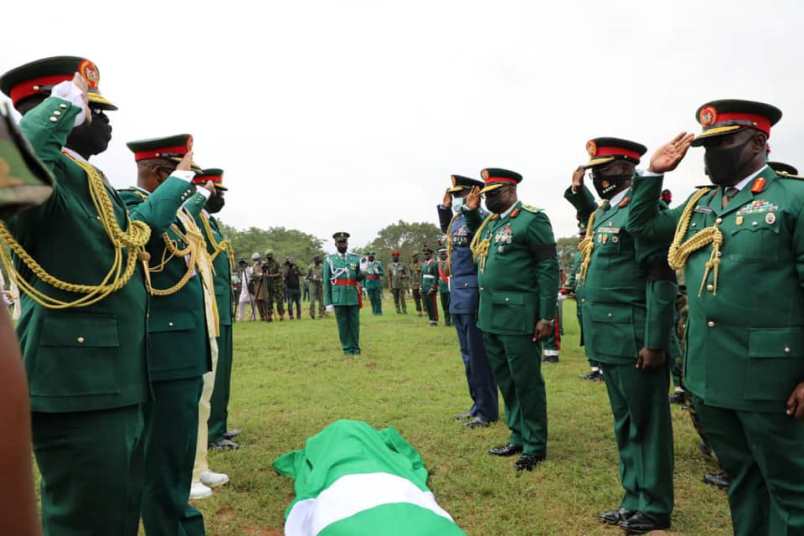 Army mourns as General Ahmed is laid to rest in Abuja [PHOTOS]