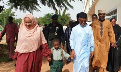 Flashback-September-2019-when-El-Rufai-and-his-wife-Ummi-took-Sadiq-Abubakar-El-Rufai-to-enrol-in-Kaduna-public-school