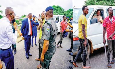 How Gov Sanwo-Olu’s convoy caught Lagos traffic robbers in operation