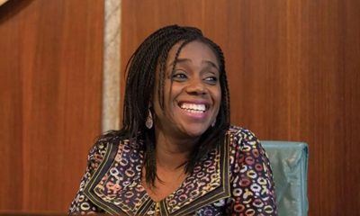 Kemi Adeosun laughing