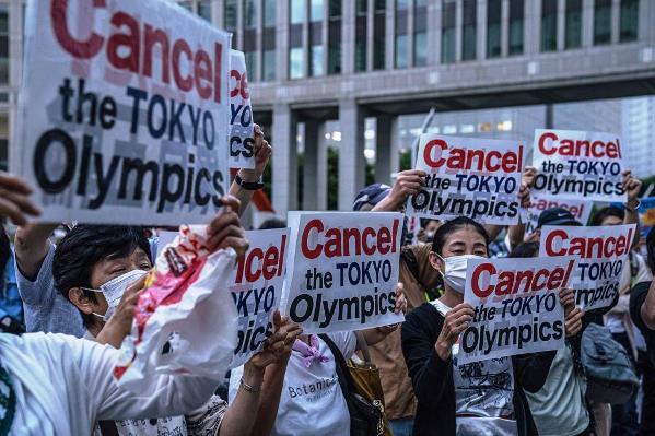 Protests in Tokyo as Olympics games commence