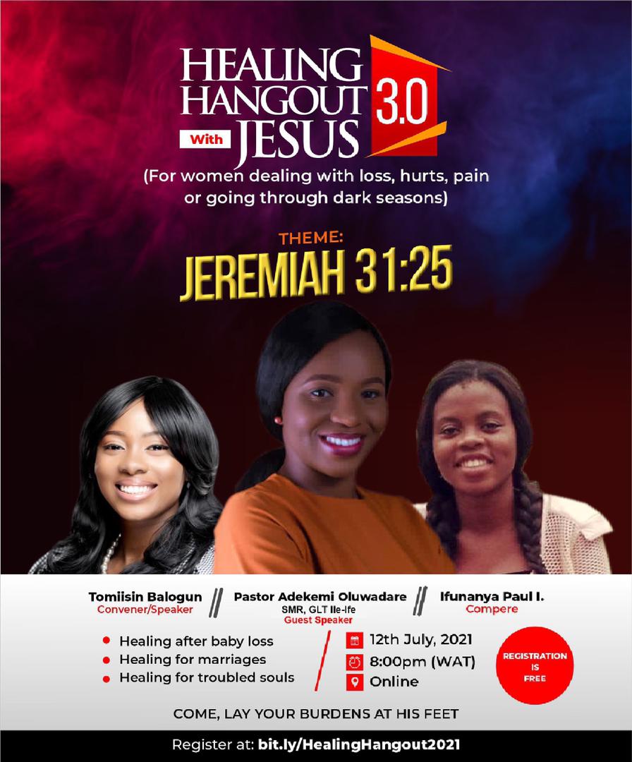 HEALING HANGOUT with JESUS 3.0