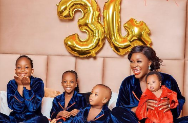 'Grateful 34' - Actress, Chacha Eke as she shares her 34th birthday pictures with family