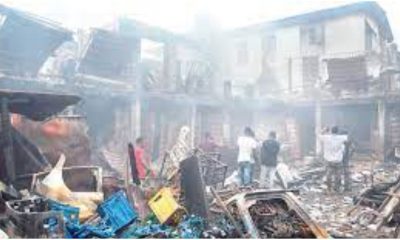 Lagos: Fire destroys goods worth millions of naira in Ladipo market-TopNaija.ng