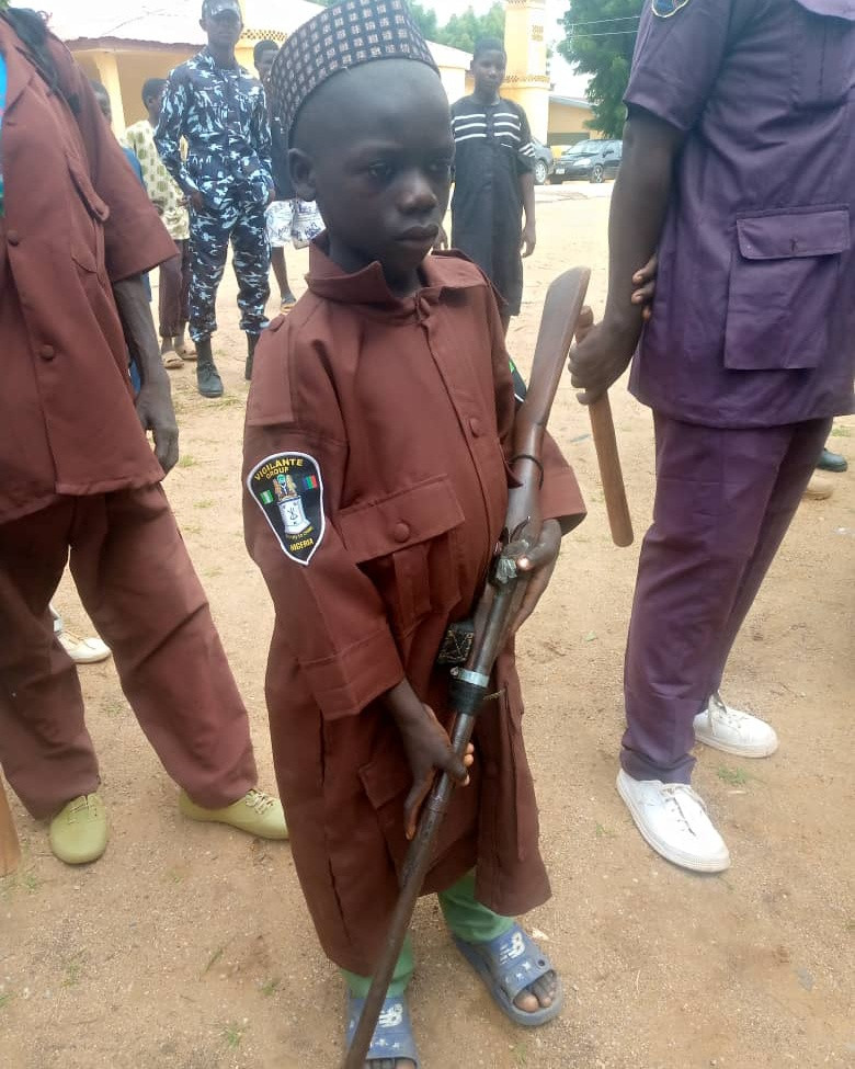10-year-old boy 'joins' local vigilante group to fight bandits in Katsina