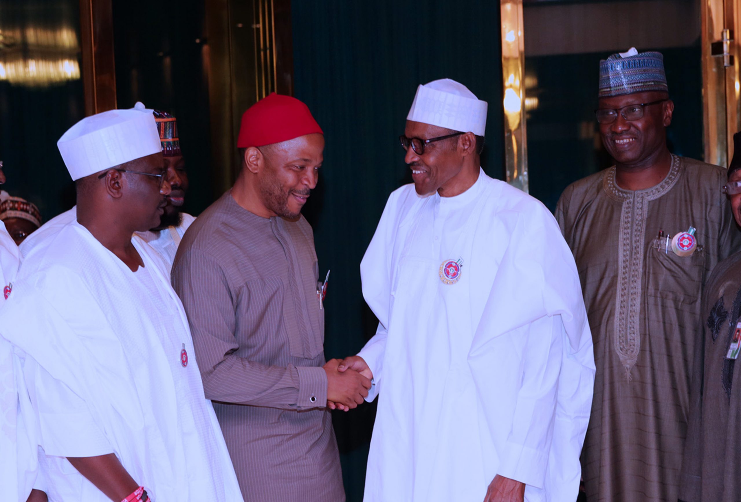 PRESIDENT BUHARI RECEIVES GOVERANCE SUPPORT GROUP