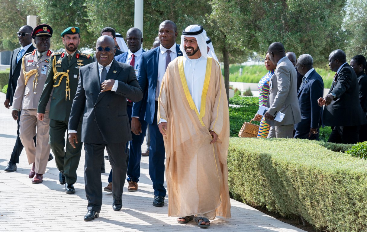 Ghanaian President Nana Akufo-Add and UAE