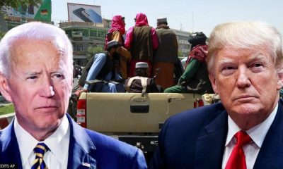 Joe Biden and Trump Afghanistan Taliban