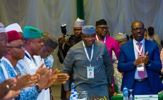 Nigerian governors forum with fayemi