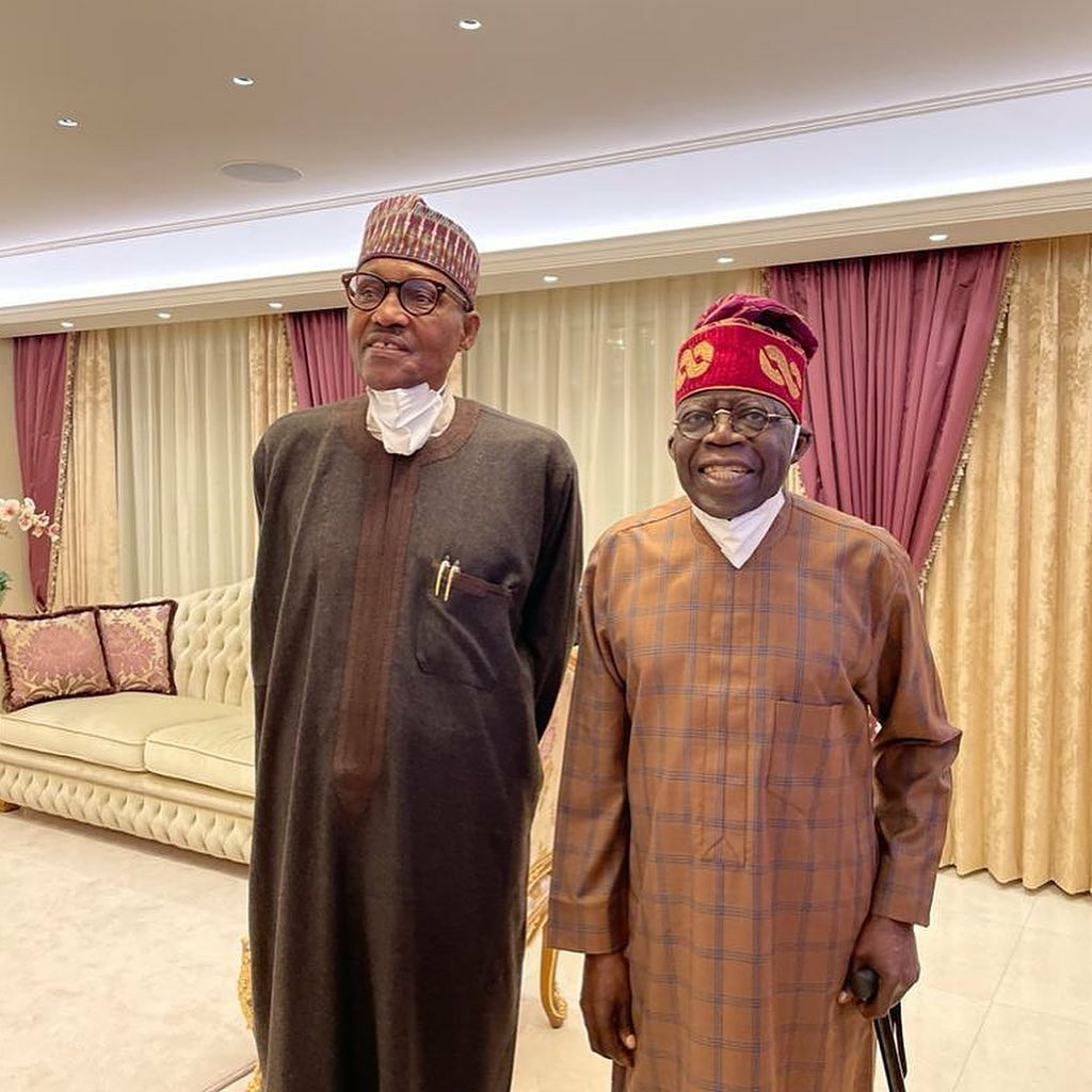 President Buhari visits Bola Tinubu in London 3