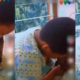 Female secondary school student forces male classmate to kiss her on school premises [VIDEO]