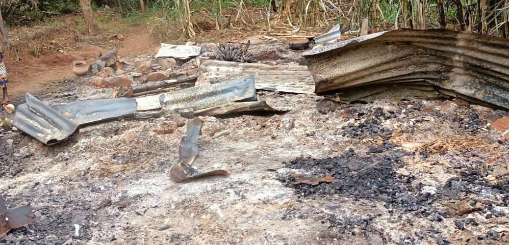 Man burns his house, digs his own grave and commits suicide