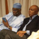 Dangote with Atiku, Saraki, el-Rufai