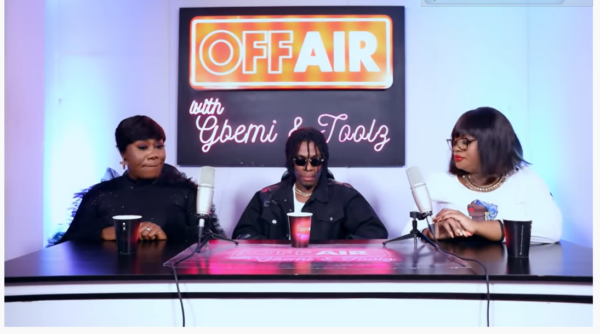 Joeboy appeared on the OffAir show with Gbemi & Toolz