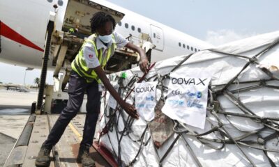 COVID-19 vaccine lands nigeria airport