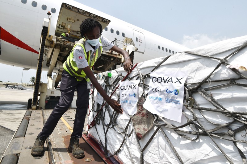 COVID-19 vaccine lands nigeria airport