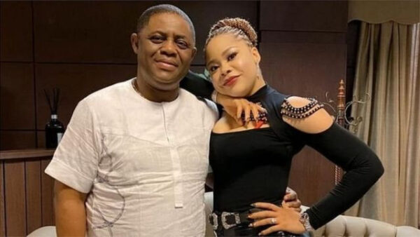 Femi Fani-Kayode and wife precious kiss 1