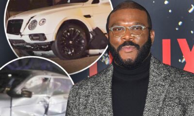 Tyler Perry in Bentley car crash