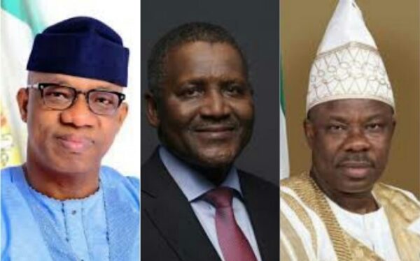 aliko dangote Dapo Abiodun Ibikunle Amosun