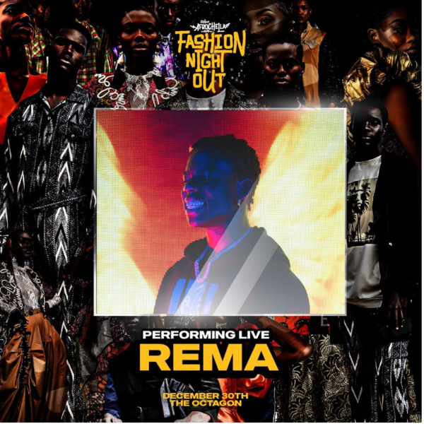 Rema announced his Afrochella Live performance