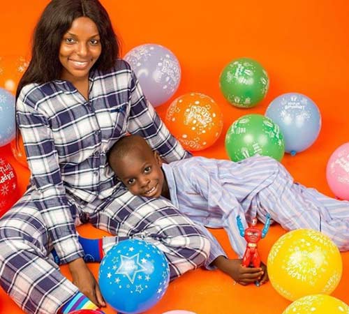 BBNaija's Wathoni and son