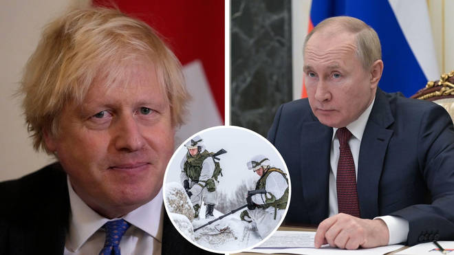 Boris Johnson Putin war