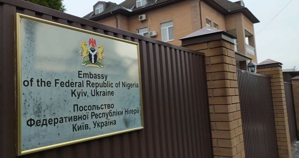 Nigerians Ukraine embassy