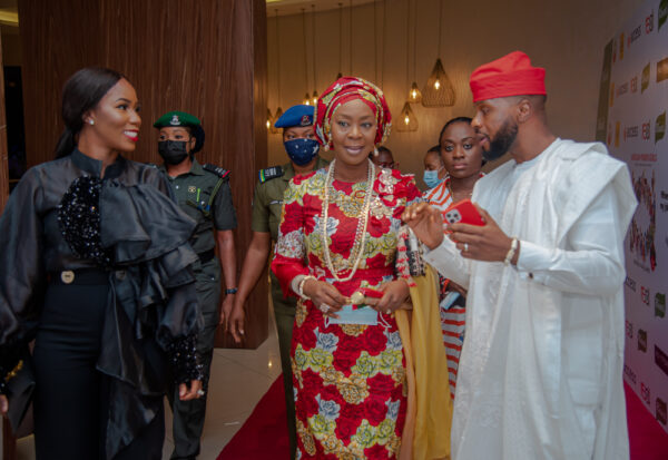 Kehinde Williams, Toyin Saraki, Adebola Williams.