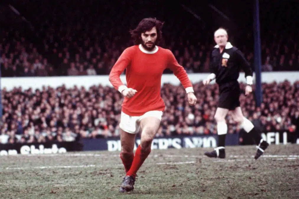 The legendary George Best Manchester United