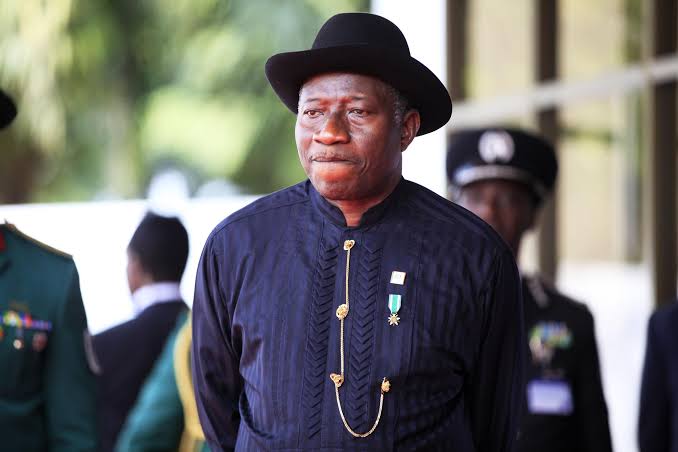 Goodluck Jonathan cries