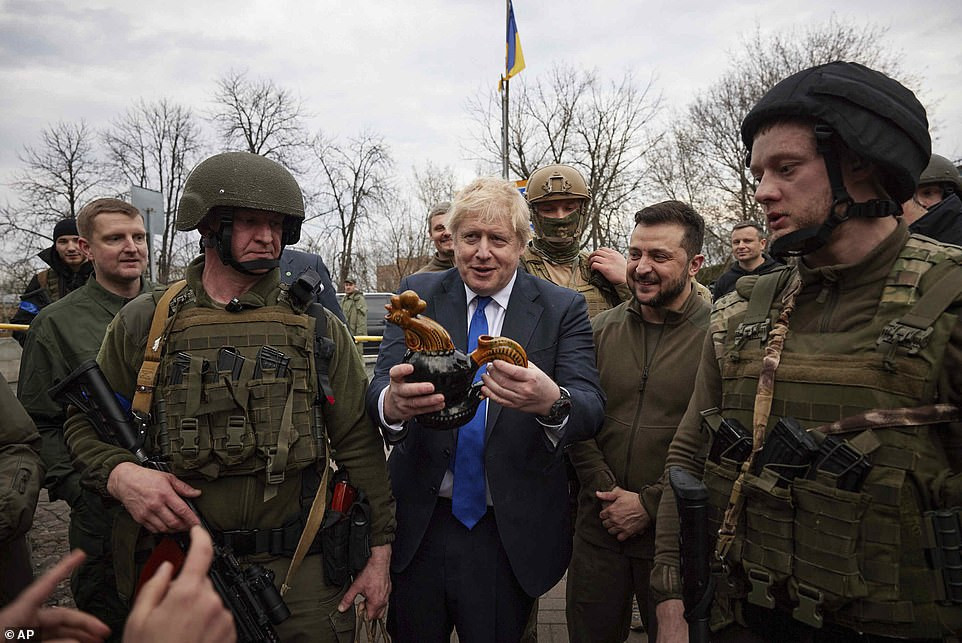 UK PM Boris Johnson visits Ukraine amid war 5