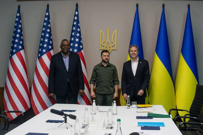 US secretary of State Anthony Blinken meets President Zelenskyy in Ukraine [PHOTOS]