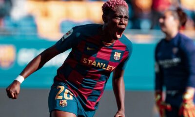 Nigeria’s Asisat Oshoala Leads Barcelona Femini to Glory