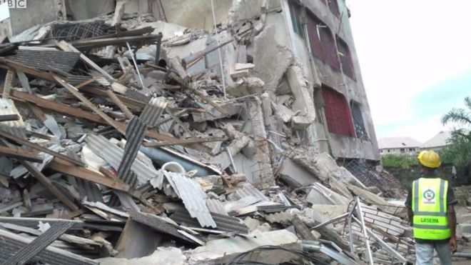 3 Storey Building Collapses in Delta