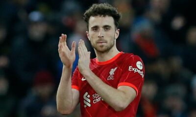 Liverpool’s Diogo Jota Injured