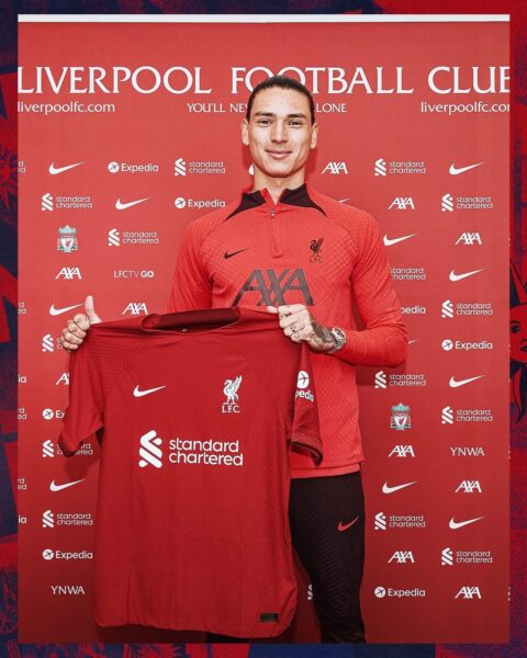 Darwin Nunez is Officially a Red, Liverpool Confirms