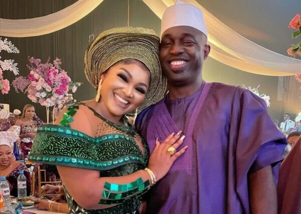 Mercy Aigbe celebrates stepson, Jamal with husband on his birthday