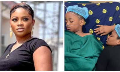 BBNaija hosemate, Tega Dominic's son, Jamil placed under oxygen