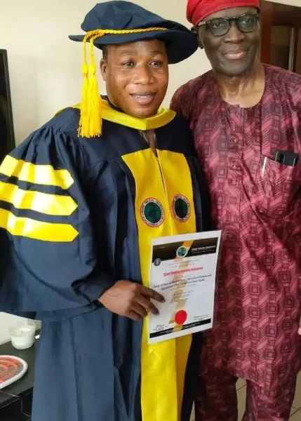 Sunday Igboho Celebrates, Bags Honorary Doctorate Degree In USA