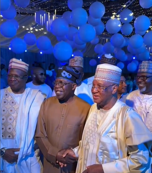 Tinubu Spotted At Birthday Party Close To Arise TV Presidential Town Hall Meeting