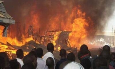 Two Confirmed Dead As Fire Engulfs 100 Shops In Kano Market