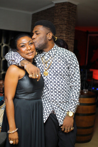 Moment Burna Boy Awards Mother 'Manager Of The Year Award'